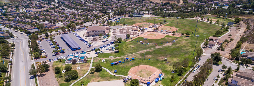 Aerial view of DOS VIENTOS RANCH